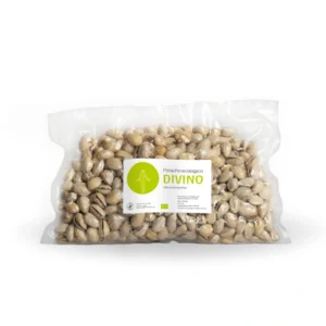 Bolsa de pistachos variedad Kerman con etiqueta